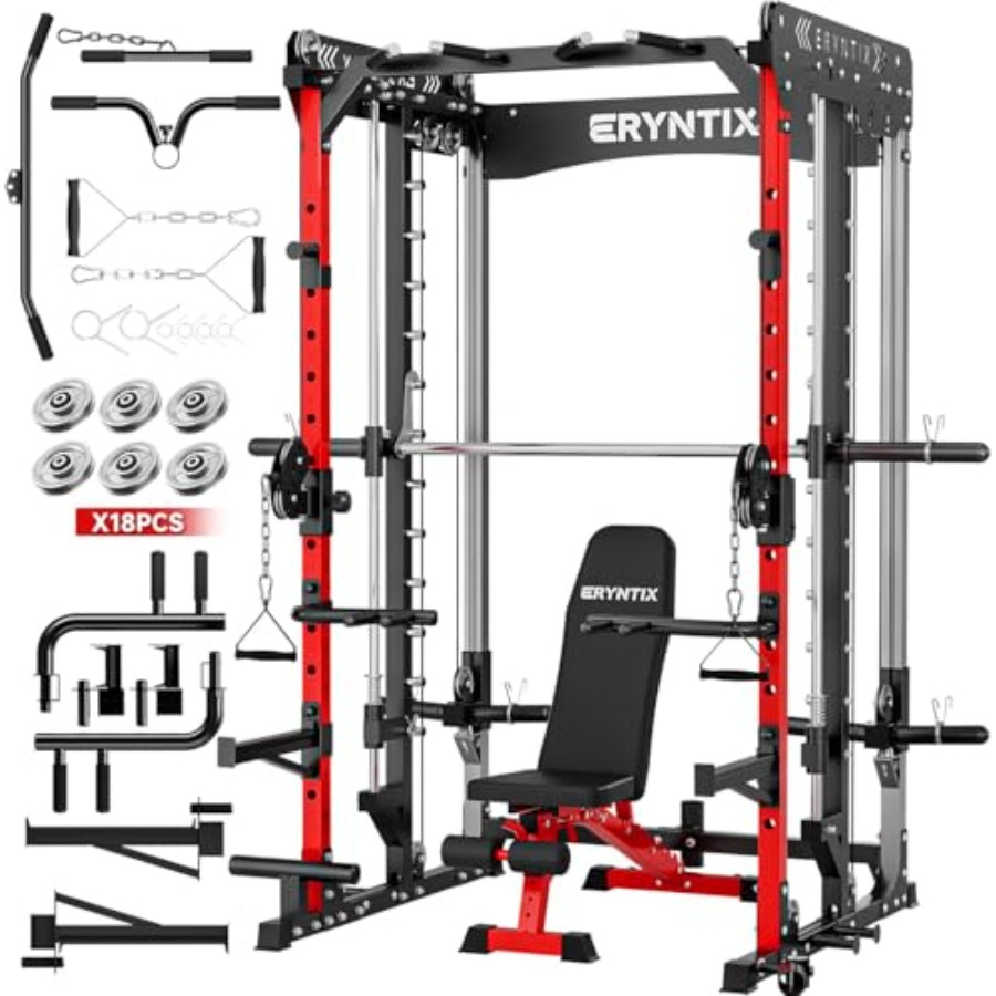 Home Gym All In One - Smith Machine 2600 LBS Capacity Power