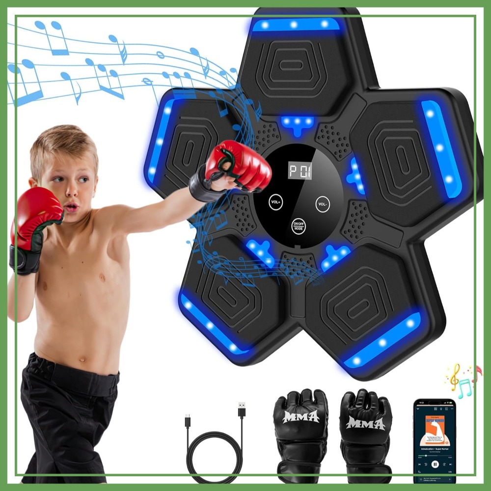 Home Gym Machine - Music Boxing Machine for Adults &