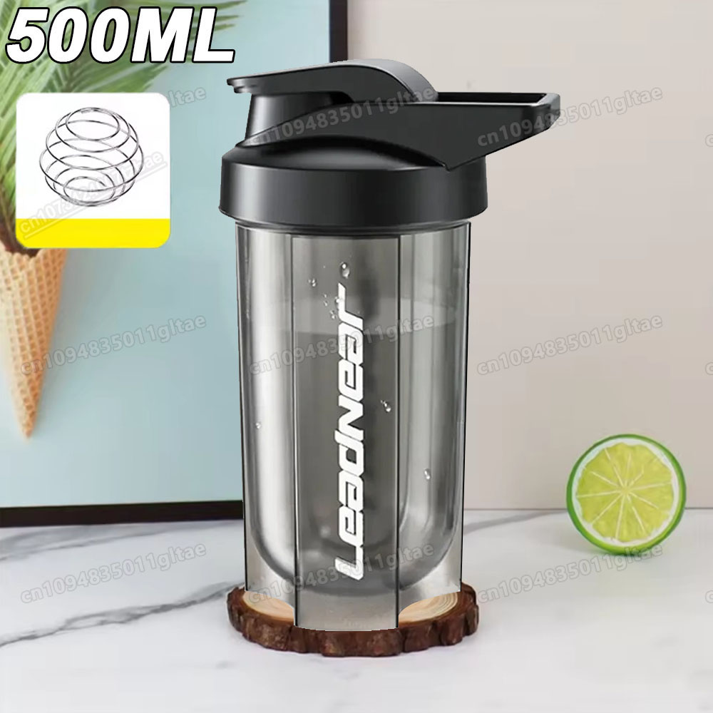Home Gym Compact - 500ML Portable Protein Powder Shaker Bottle