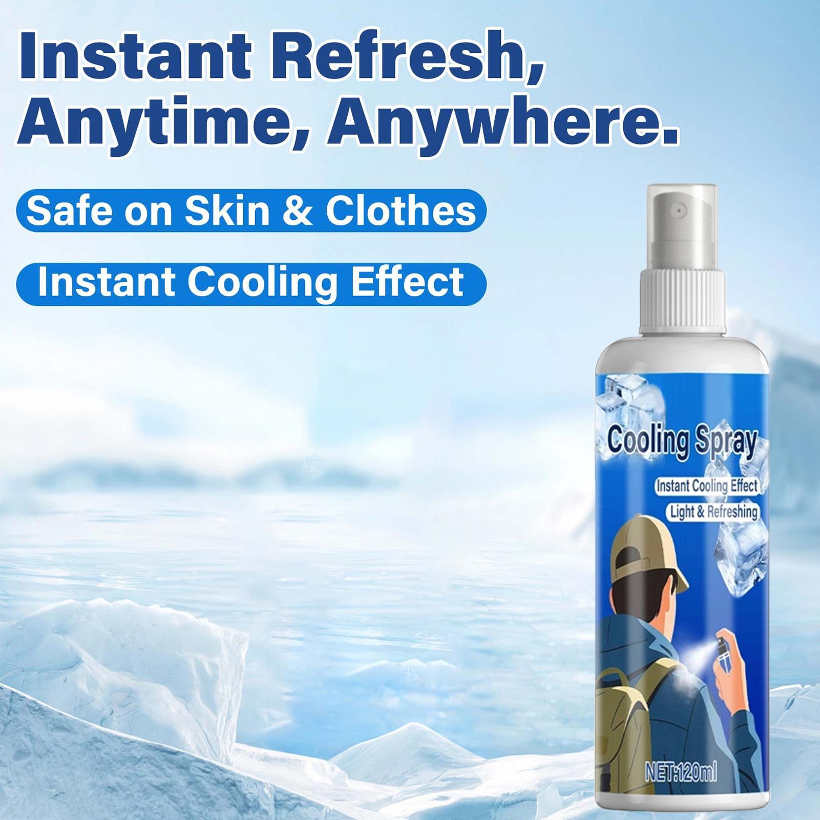 Home Gym Room - 120ml Sports Cold Spray Instant Cooling