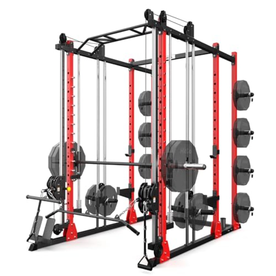 Home Gym All In One - All-in-One Power Rack with Smith Machine