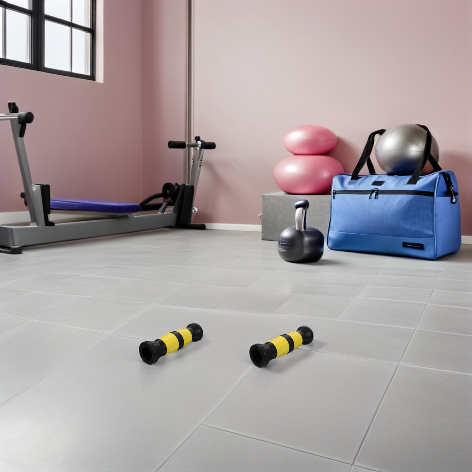 Home Gym Dumbbells - 2Pcs Thick Dumbbell Handle Sleeves Wear-Resistant