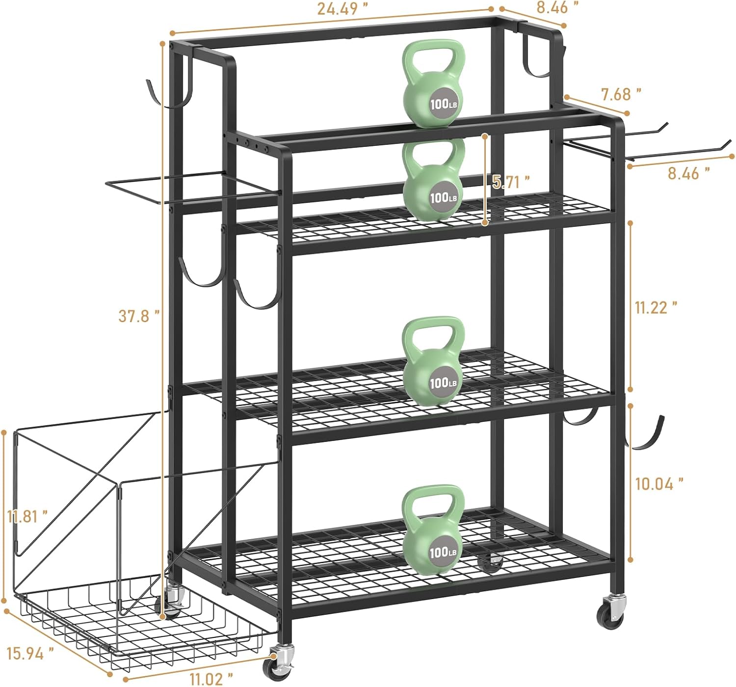 Home Gym Storage, No Material  – Home Gym Gym Equipment Bewertung und Preis
