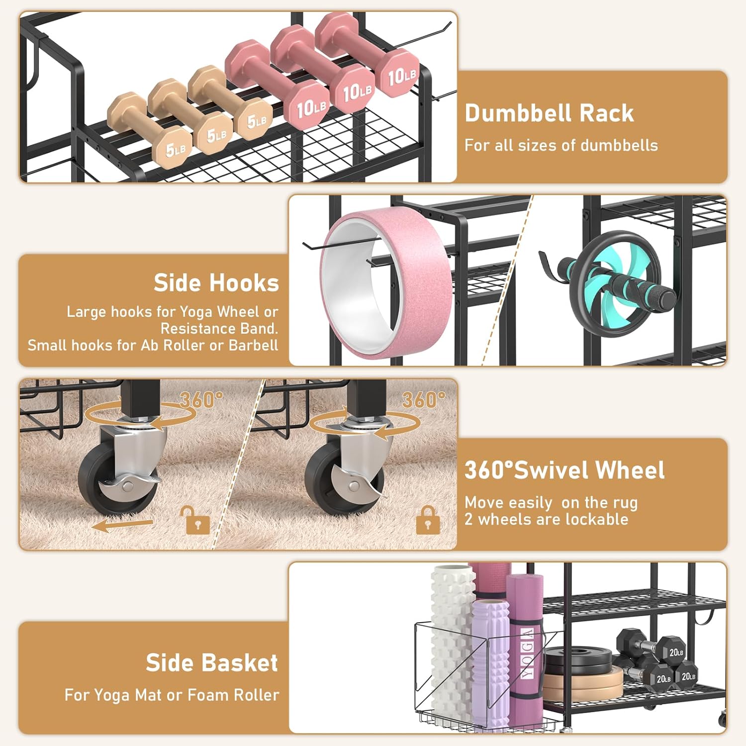 Home Gym Storage, No Material  – Home Gym Gym Equipment Bewertung und Preis