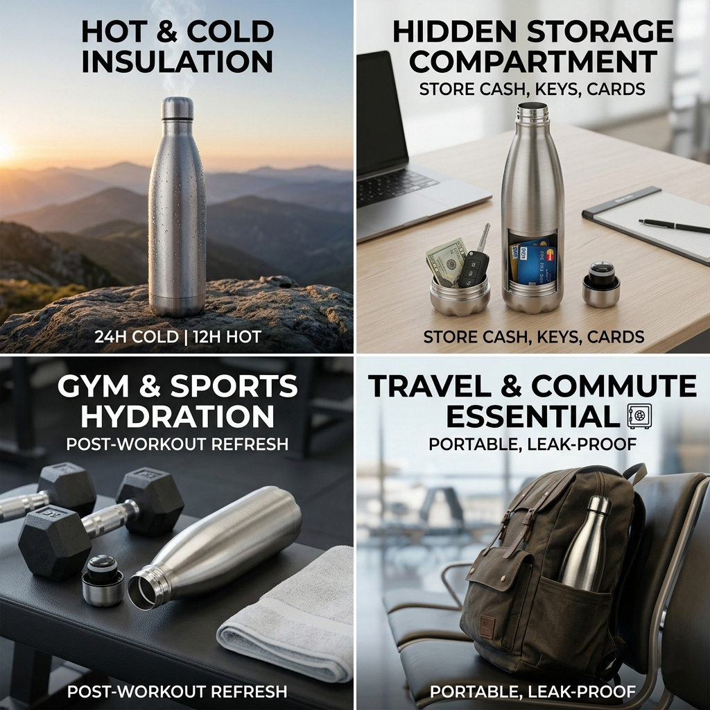 Upgraded 750ml Diversion Water – Home Gym Compact Bewertung und Preis