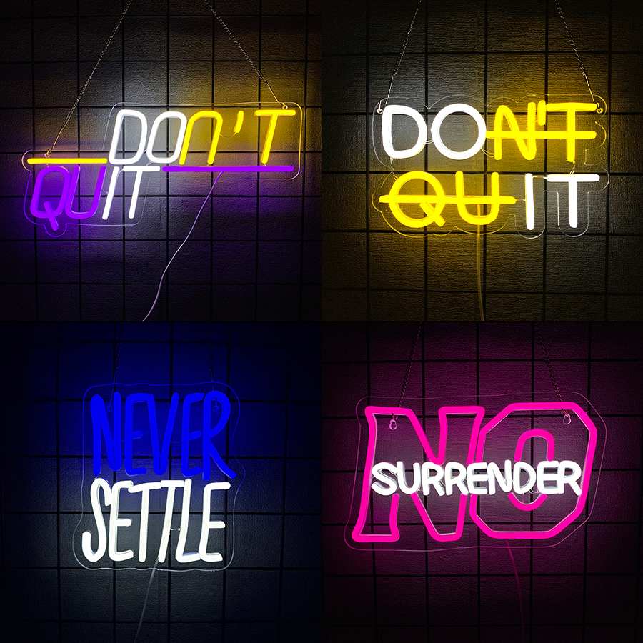 No Surrender Neon Sign For Wal – Home Gym Room Bewertung und Preis