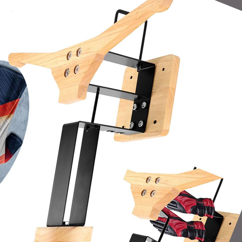 Wood Motorcycle Helmet Holder  – Home Gym Room Bewertung und Preis