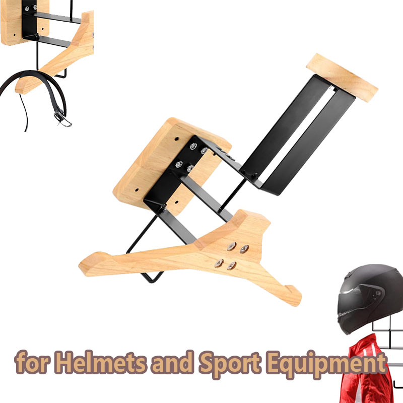 Wood Motorcycle Helmet Holder  – Home Gym Room Bewertung und Preis