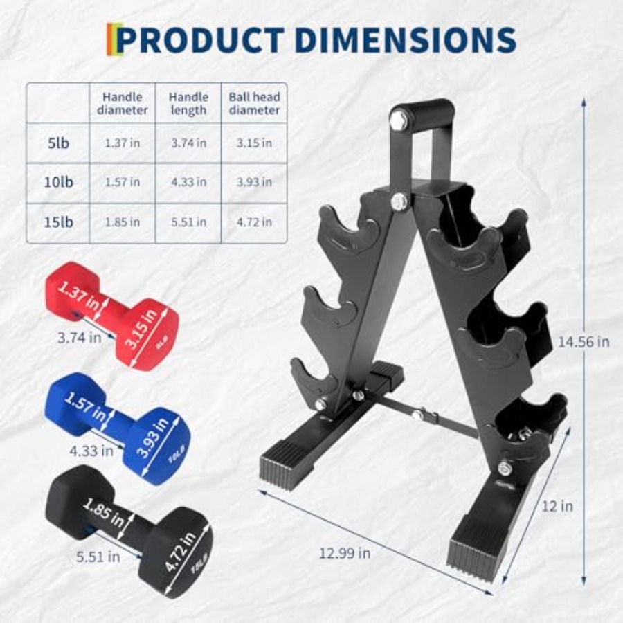 PVC Coated Hexagon Dumbbell Se – Home Gym Options Bewertung und Preis