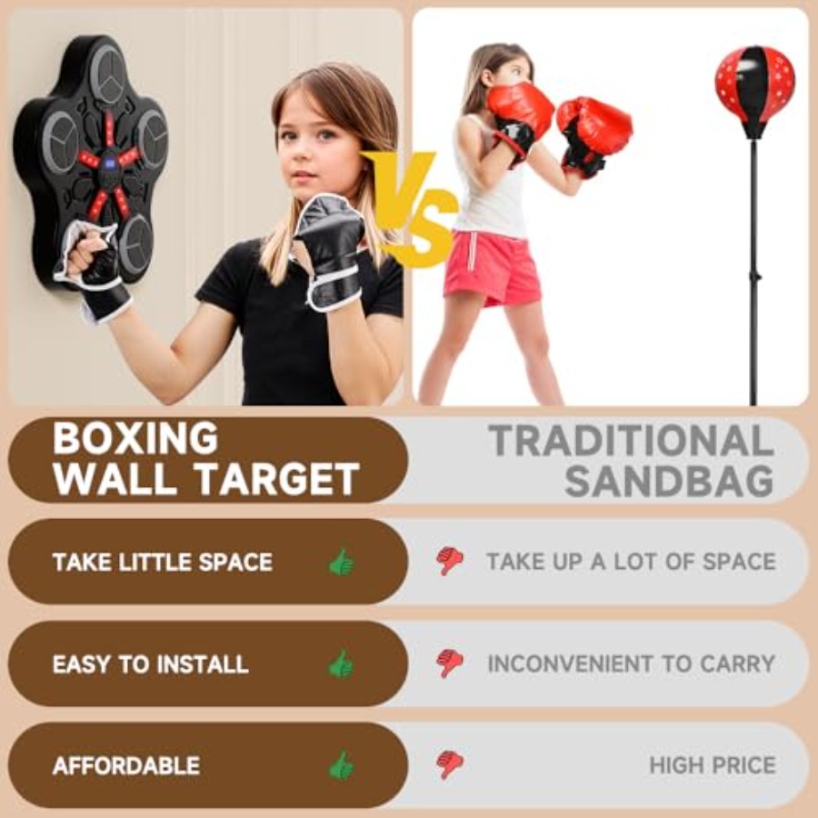 Music Boxing Game Machine LED  – Home Gym Machine Bewertung und Preis