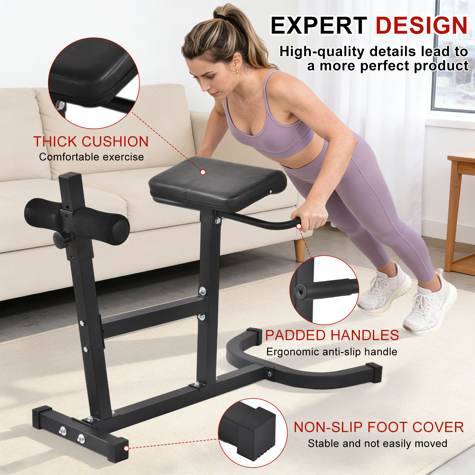 Adjustable Hyperextension Roma – Home Gym Hamstring Exercises Bewertung und Preis