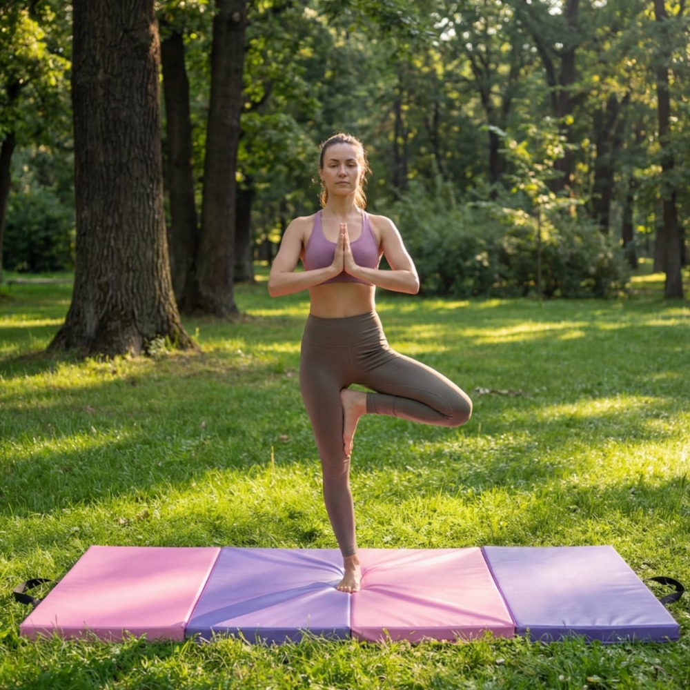 Portable Folding Exercise Mat  – Home Gym Options Bewertung und Preis