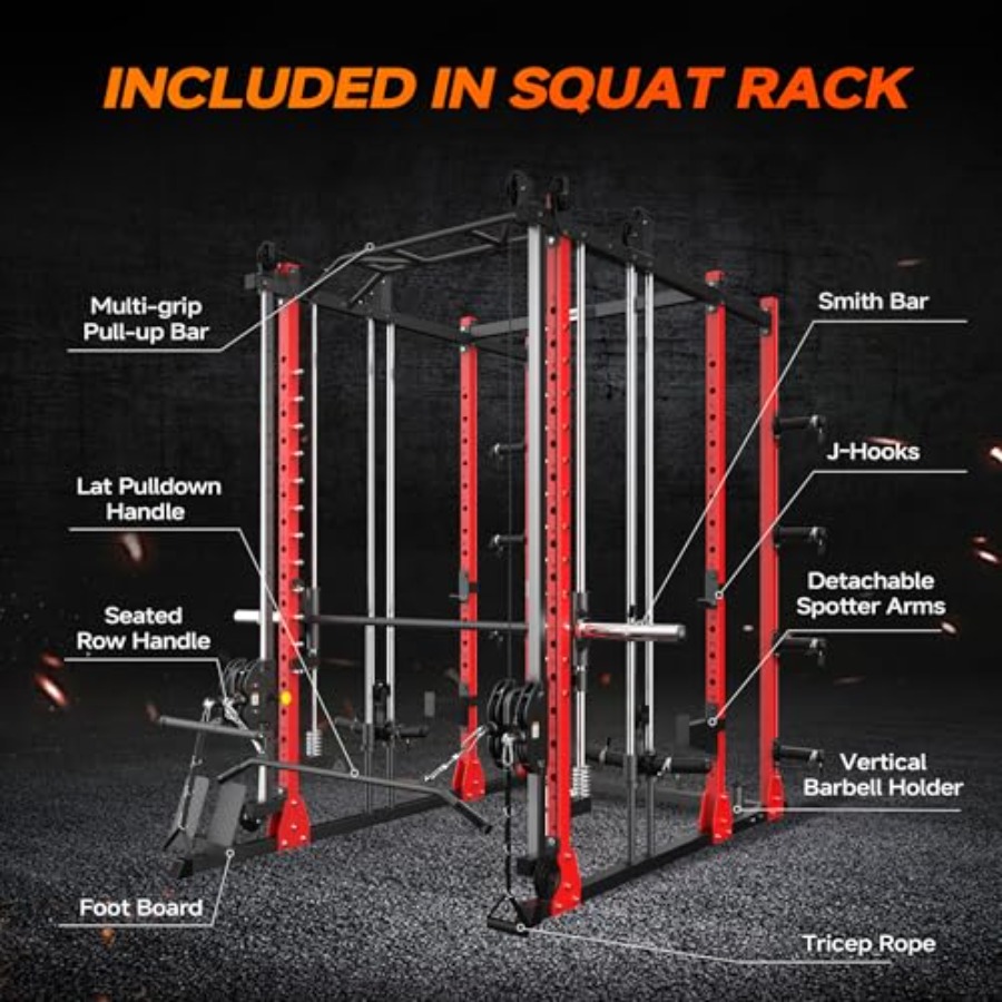 All-in-One Power Rack with Smi – Home Gym All In One Bewertung und Preis