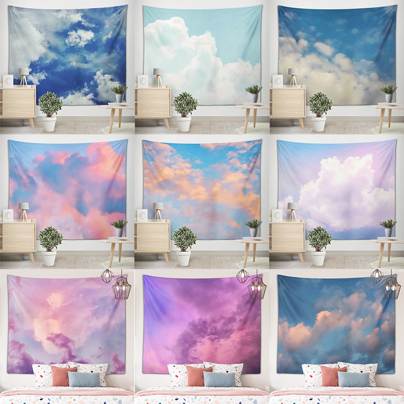 Melodious Clouds Art Tapestry  – Home Gym Room Bewertung und Preis