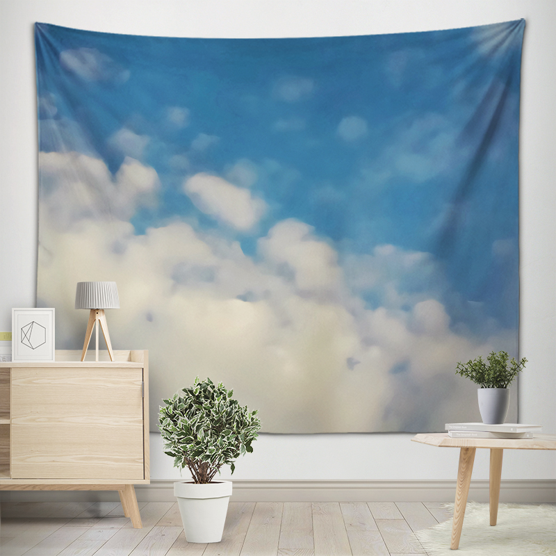 Melodious Clouds Art Tapestry  – Home Gym Room Bewertung und Preis