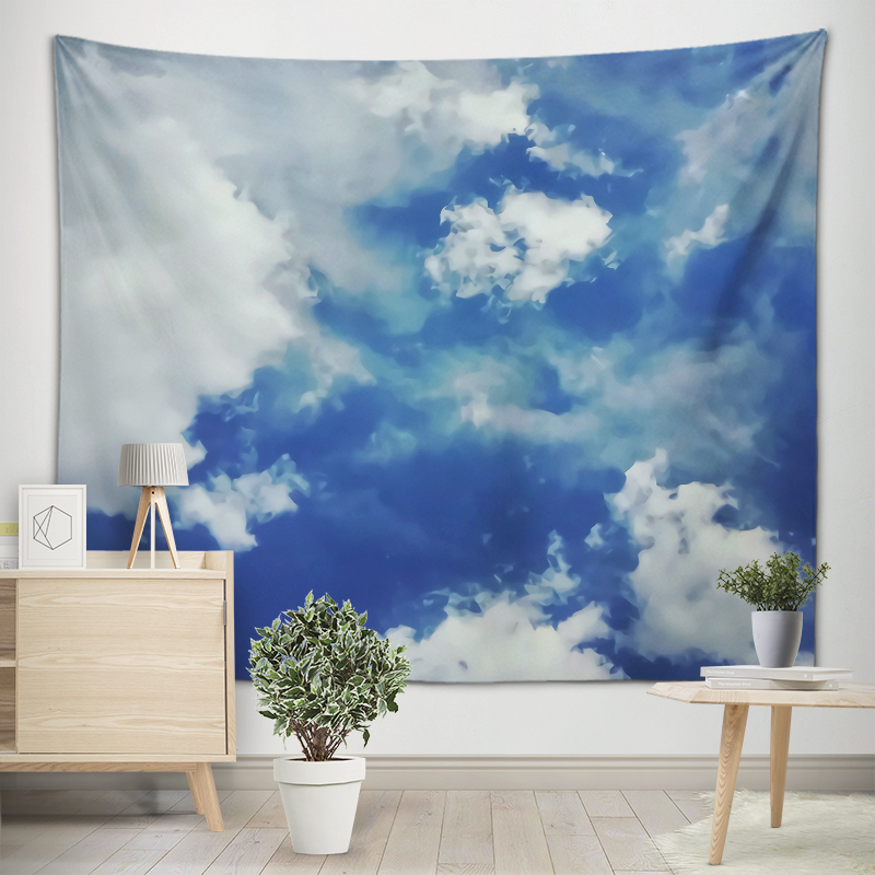 Melodious Clouds Art Tapestry  – Home Gym Room Bewertung und Preis