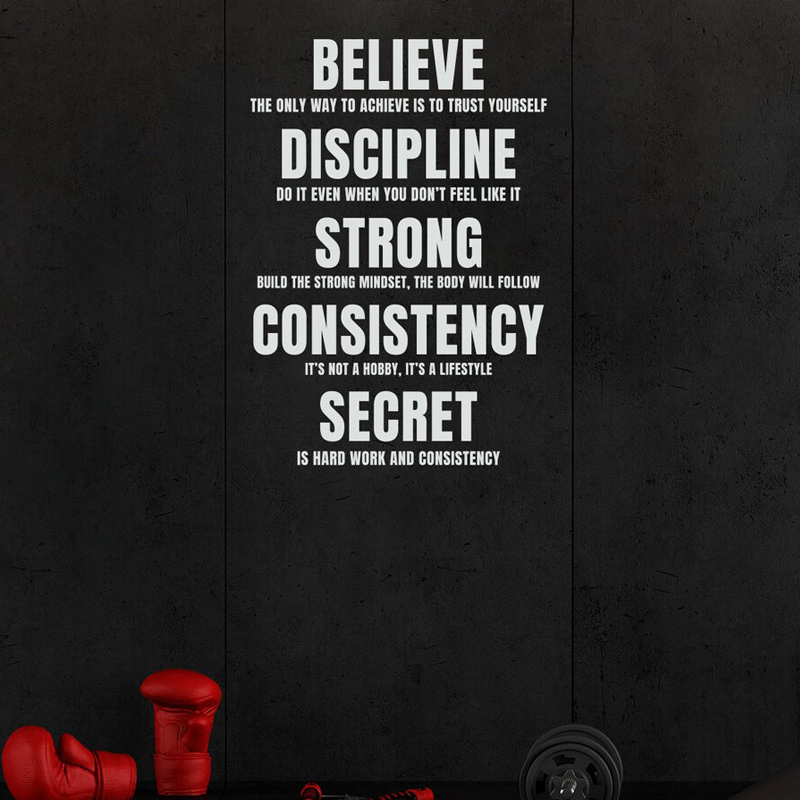 Believe, Discipline Motivation – Home Gym Quotes Bewertung und Preis