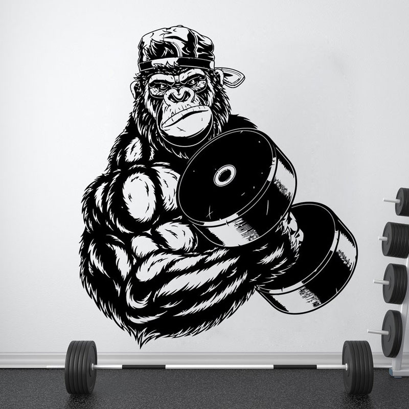 Gorilla Bodybuilder Gym Fitnes – Home Gym Interior Design Bewertung und Preis