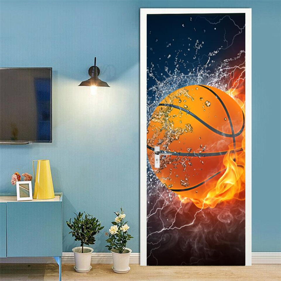 Football Basketball 3D Wallpap – Home Gym Room Bewertung und Preis