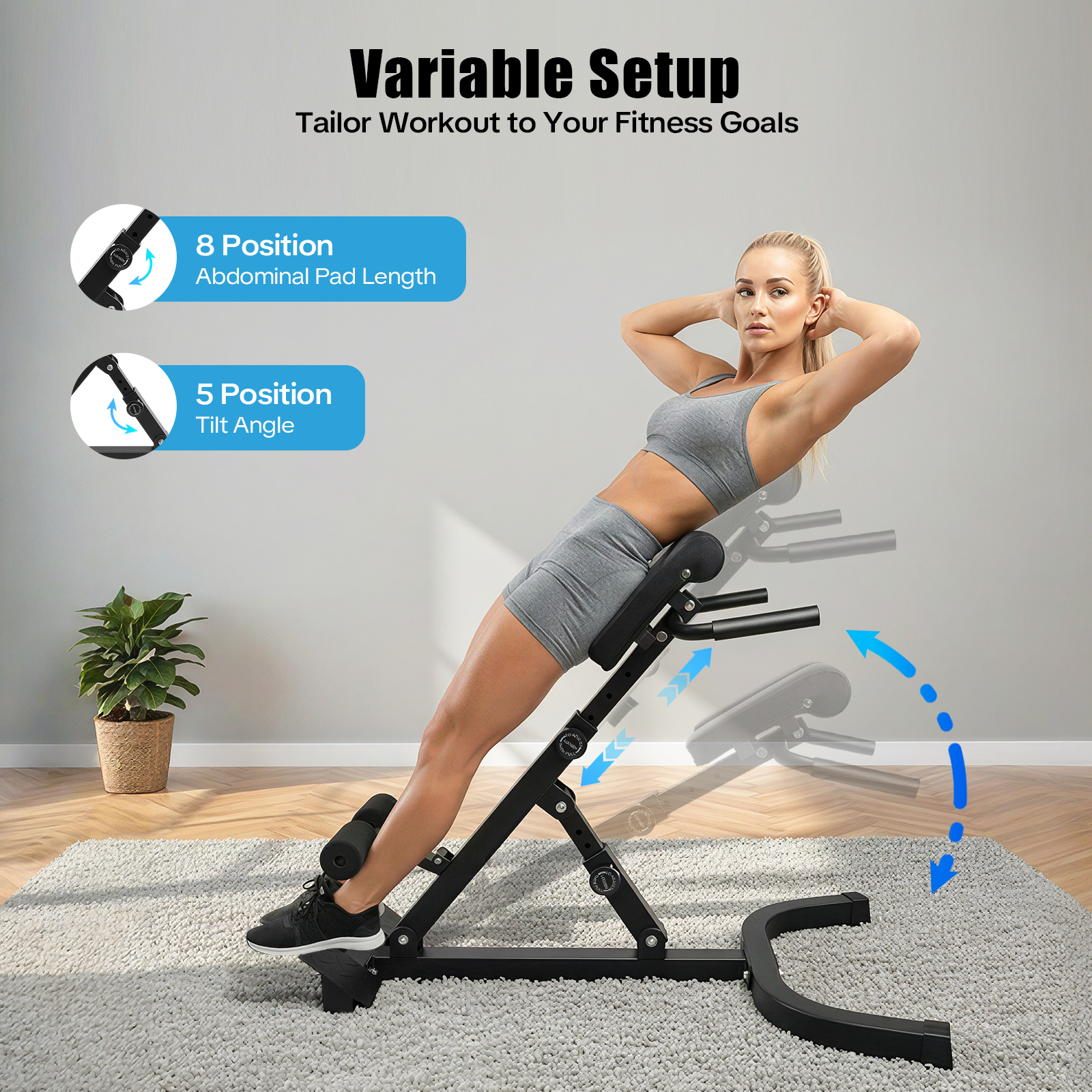 Adjustable Roman Chair Foldabl – Home Gym All In One Bewertung und Preis