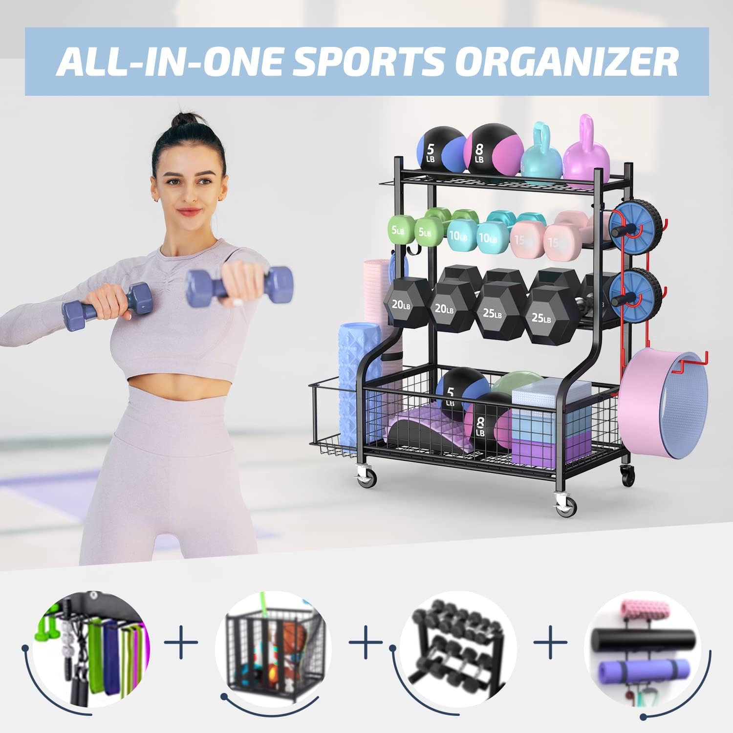 Home Gym Dumbbell Rack with Wh – Home Gym Dumbbells Bewertung und Preis