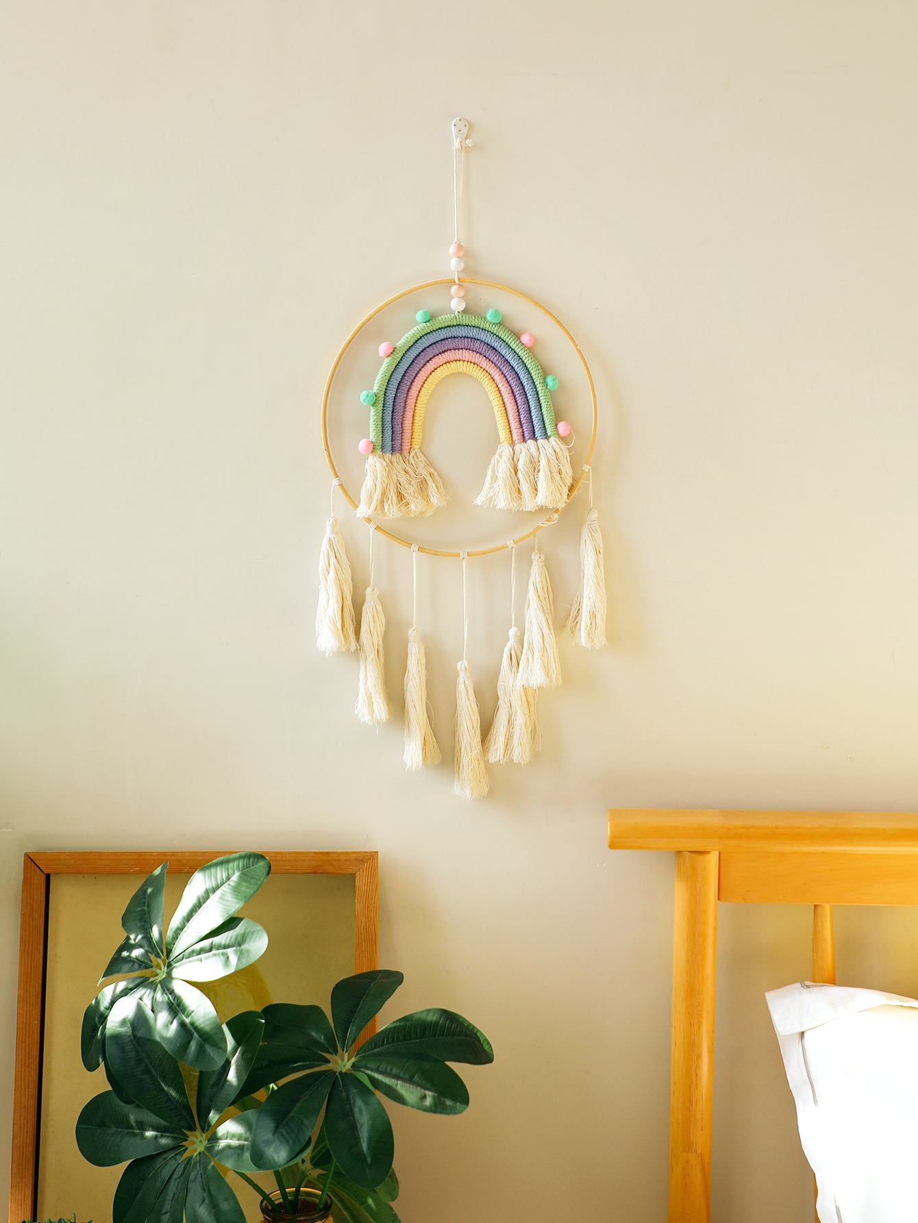 Macrame Tapestry Wall Hanging  – Home Gym Room Bewertung und Preis