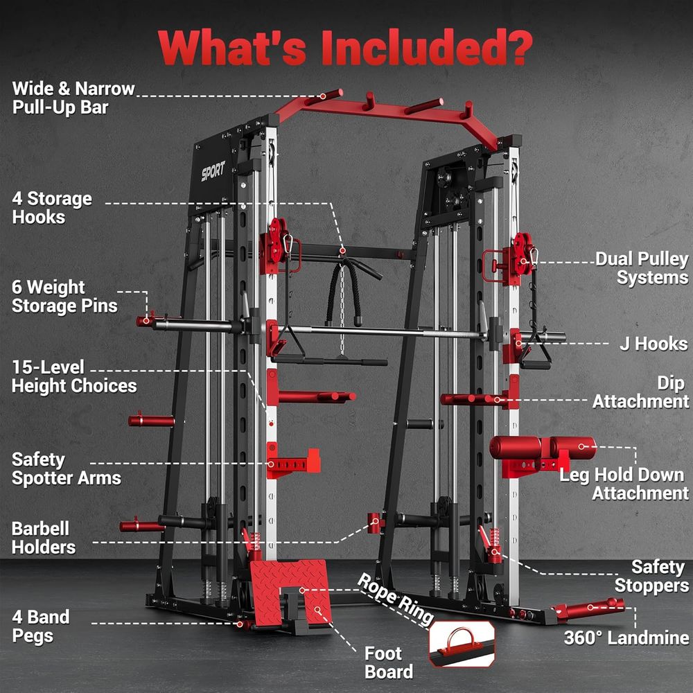 Home Gym Power Cage with Smith – Home Gym Compact Bewertung und Preis
