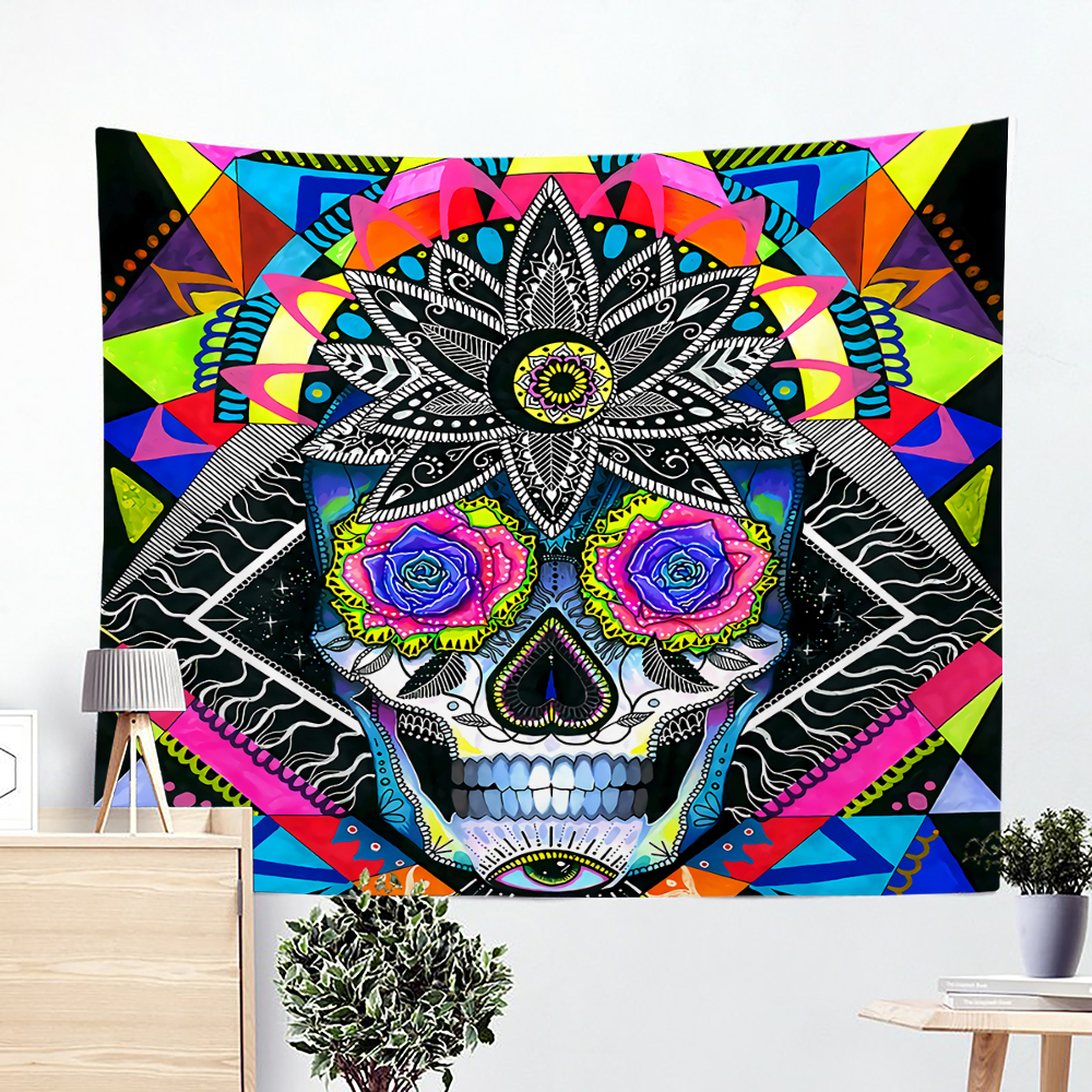 Tapestry Psychedelic Pattern Y – Home Gym Room Bewertung und Preis