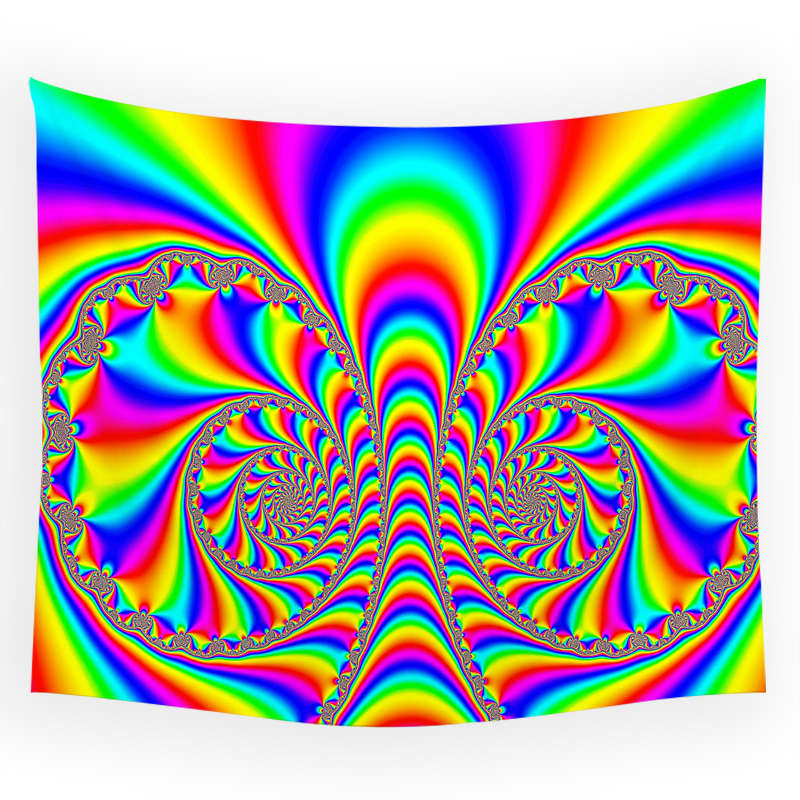 Tapestry Psychedelic Pattern Y – Home Gym Room Bewertung und Preis