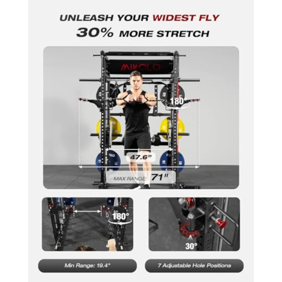 Home gym Smith machine: steel, – Leg Press Machine Bewertung und Preis
