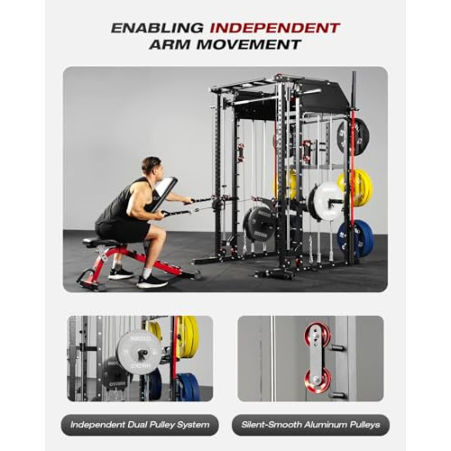 Home gym Smith machine: steel, – Leg Press Machine Bewertung und Preis