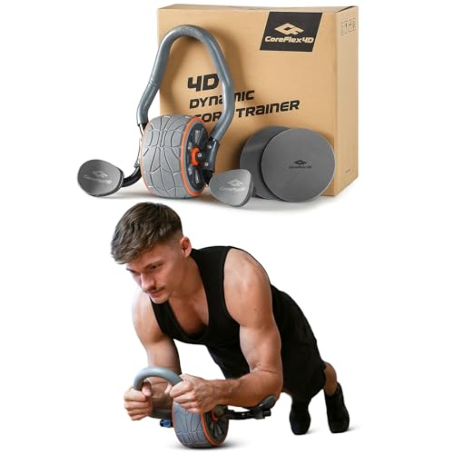 CoreFlex4D Ab Roller Wheel wit – Home Gym Gym Equipment Bewertung und Preis