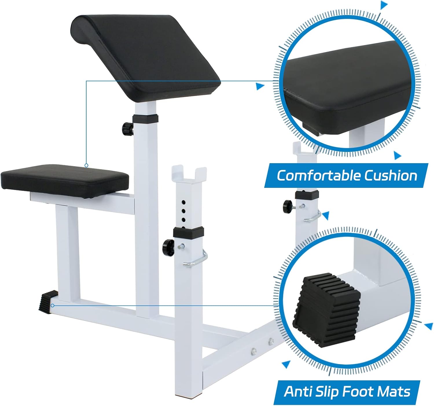 Preacher Curl Weight Bench Adj – Home Gym All In One Bewertung und Preis