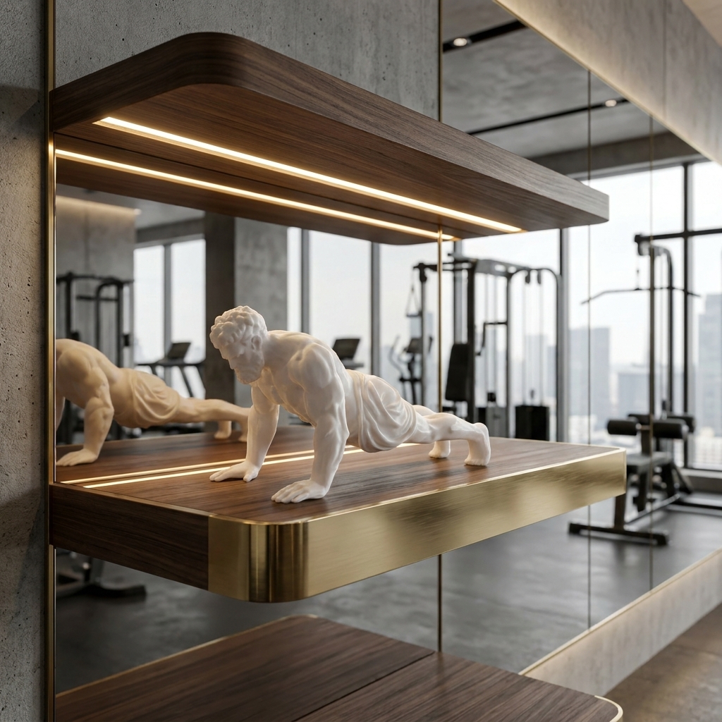 Creative Push-Up Statue Orname – Home Gym Room Bewertung und Preis