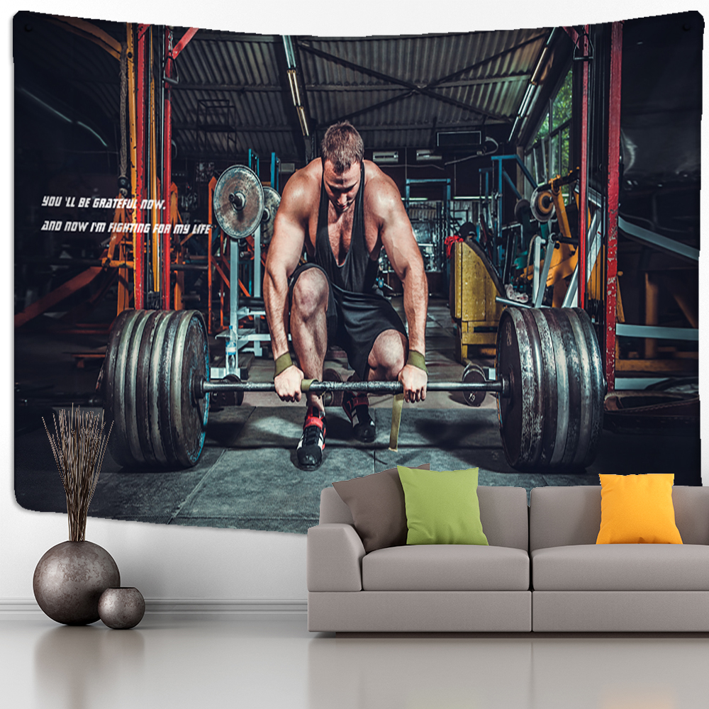 Fitness Muscle Man Tapestry Wa – Home Gym Room Bewertung und Preis