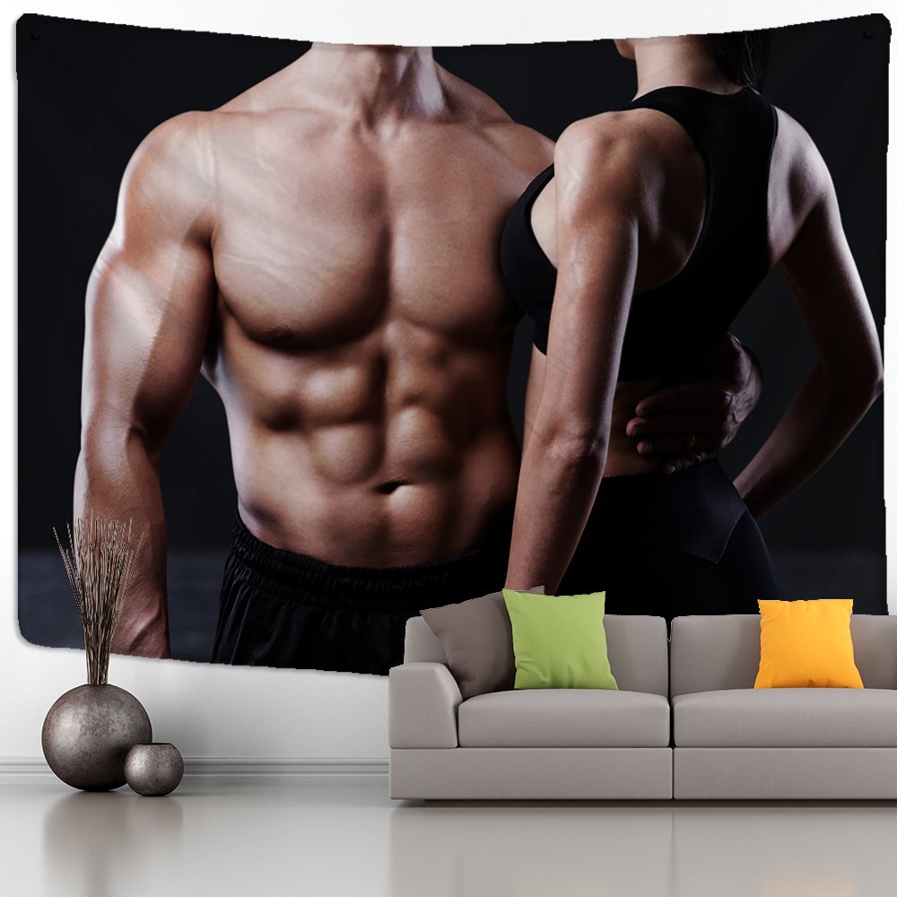 Fitness Muscle Man Tapestry Wa – Home Gym Room Bewertung und Preis