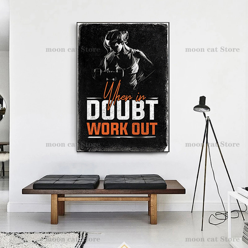 Fitness Sports Poster Bodybuil – Home Gym Quotes Bewertung und Preis
