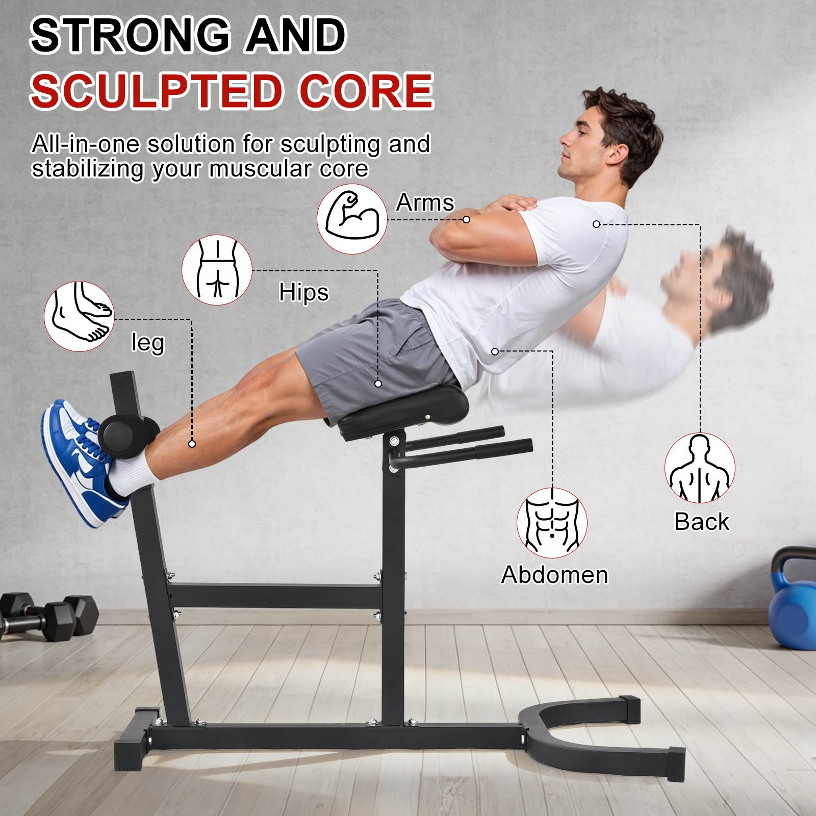 Roman Chair Hyperextension Ben – Home Gym Hamstring Exercises Bewertung und Preis